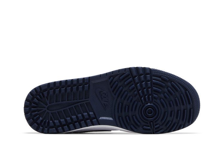 Jordan 1 Mule Golf Blanc Bleu Minuit