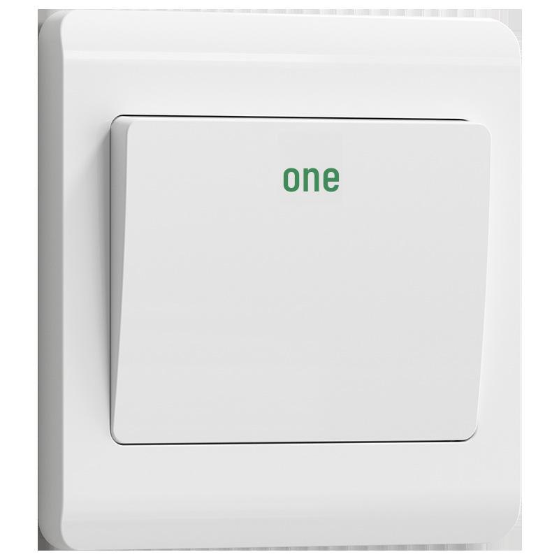 Panou priză comutator simplu/dublu ascuns tip 86 cu comutator electric intermediar și priză cu cinci găuri