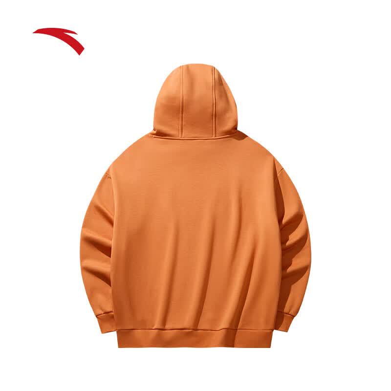 Anta Unisex Fleece-Lined Hooded Pullover Sweatshirt
