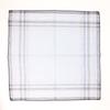 10pcs Cotton Plaid Men Handkerchief Square Decorative Suits Grid Hanky