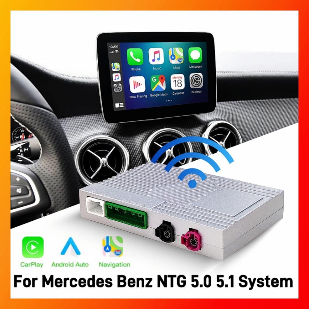 Kabellose CarPlay Android Auto Decoder Box CarPlay Schnittstelle für Mercedes Benz GLE GLS CLS NTG 5.0 5.1 COMAND System 2014-2017