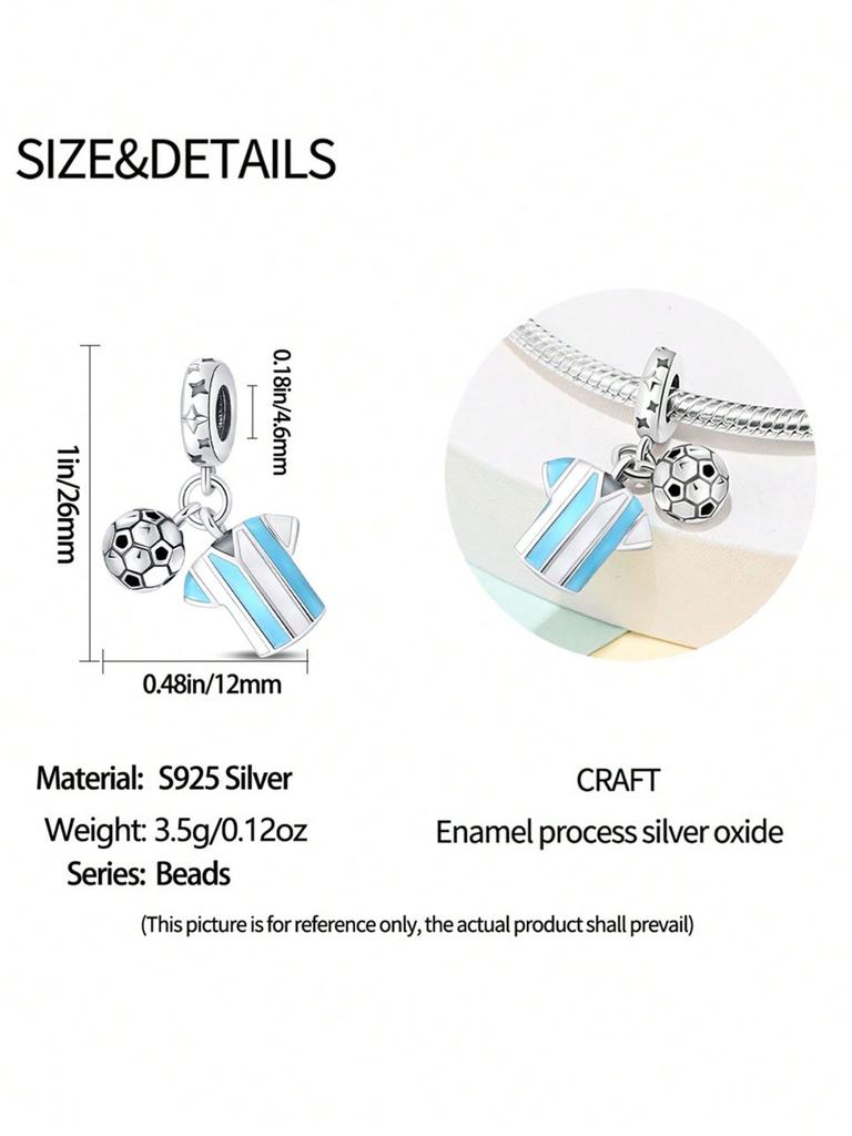 Charm Bead Charms Plata copper Colors Blue Sea Eye Sea Pearl Bead Charms Charm Pendant for Authentic Bracelets for Women Do It Yourself Jewellery Love