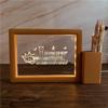 3D Photo Frame Pen Holder Night Light – Creative Graduation or Birthday Gift for Teachers and Classmates