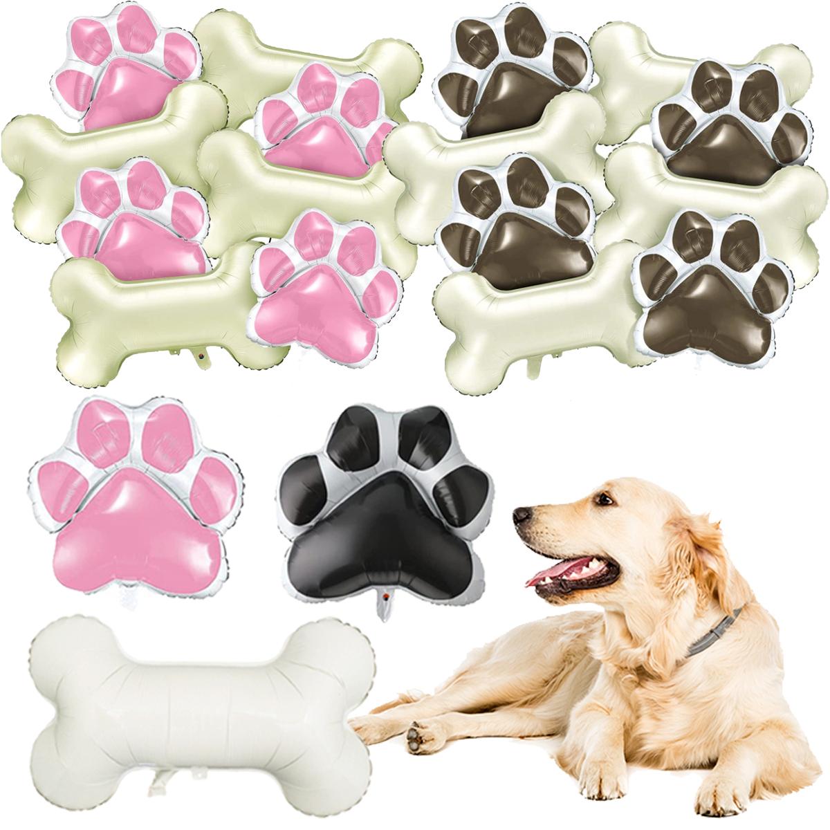 

1/2pcs Bone Shaped Aluminum Foil Balloons Supplies Valentine s Day Pet Birthday Party Baby Shower Decorations