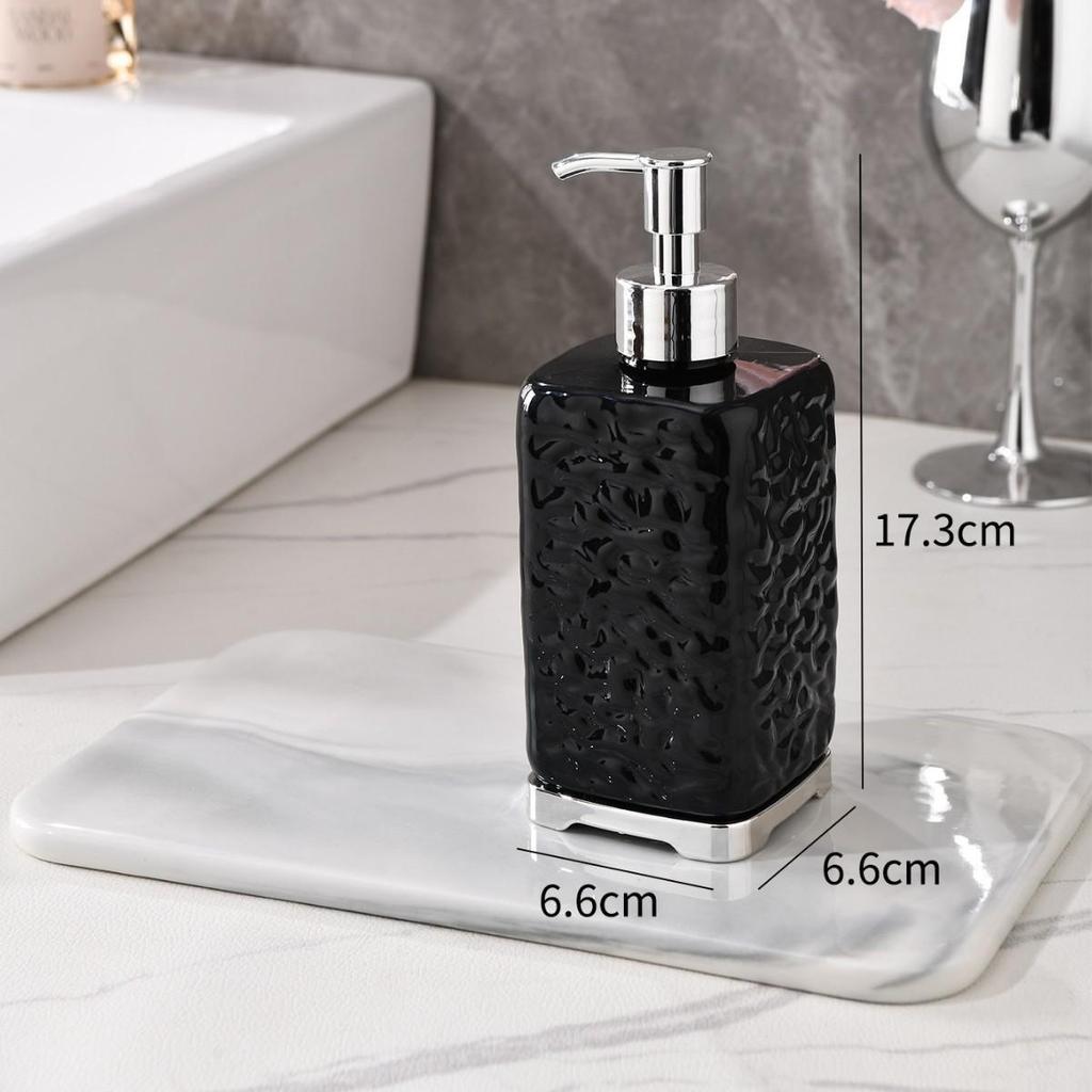 Cheese Texture Press-Type Dispenser Bottle for Body Wash, Shampoo, and Hand Soap