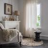 Cotton Linen American Style White Curtain Blackout Thick with Sun Lace Drape for The Luxury Living Room Curtains Home Decoretion