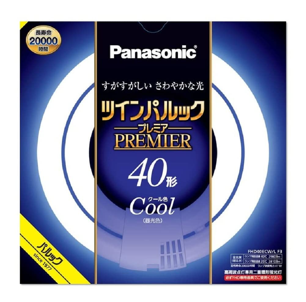 

Panasonic Twin Pal Look Premier Флуоресцентный светильник 40 Тип Холодный цвет FHD40ECWLF3