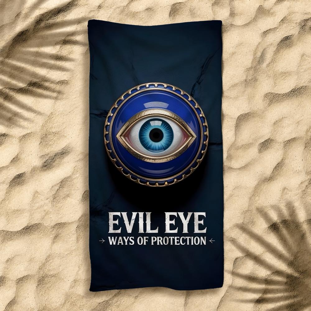 Evil Eyes Bath Towel Towel Soft Pool Gift For Travel Gym Shower Camping Quick Dry Sports Large Beach Towels