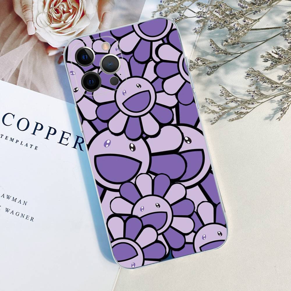 

Японские Художники M-murakami T-takash Art Прозрачный Чехол для Телефона для iPhone 17 Air 16 Pro Max 15 14 13 12 11Plus Ударопрочный Чехол iPhone 13 pro