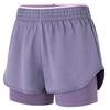 Asics Womens Tennis Series Quick-Dry Casual Breathable Two-In-One Sports Shorts Women Shorts Purple 2042A352-500
