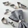 Wedding Banquet Cuff Brushed Gold Napkin Rings Holder 1/6/24/96Pcs Metallic Adornment Table Settings Glossy Serviette Buckles