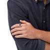 Fossil Men's ALL STACKED UP Black Agate Signet Ring, JF046030409