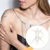 Shoulder Chain Accessories Gold Costume Outfit Fashion Jewelry Shawl Arm for Festival Party