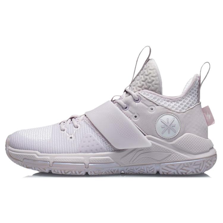 

LiNing Wade Амортизация Block Противоскользящие и износостойкие низкие баскетбольные кроссовки Розовые 43.5