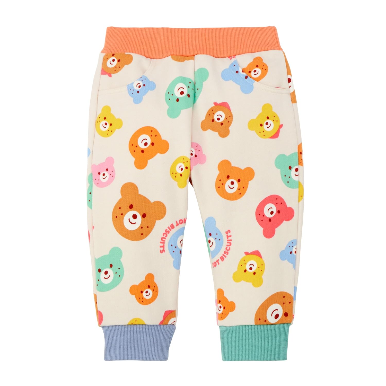 

MIKIHOUSE HOT BISCUITS Брюки для мальчиков и девочек, для малышей, детские, разноцветные, размер 90 см, 73-3201-141