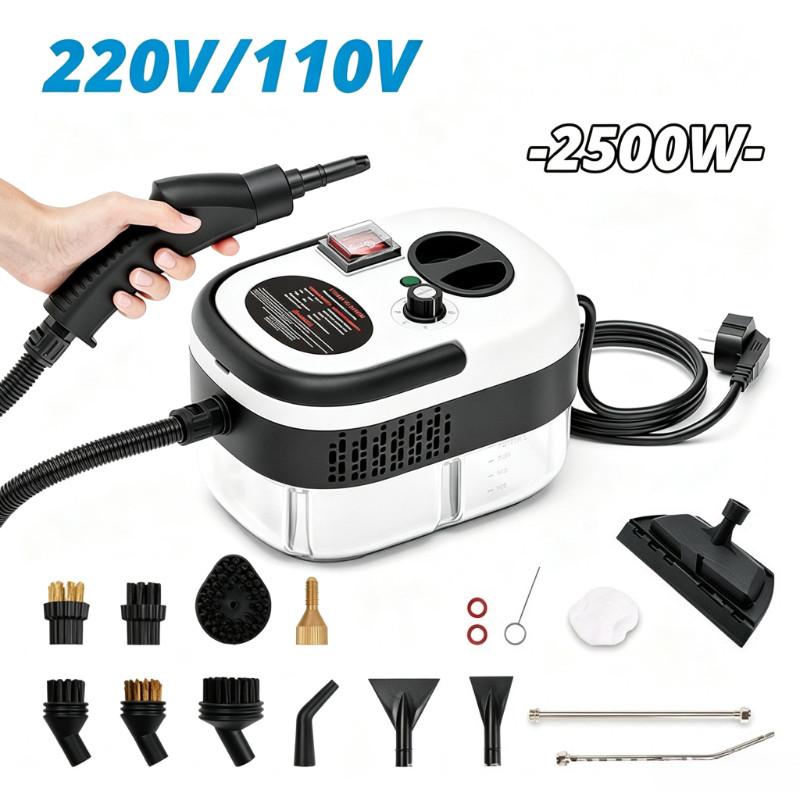 2500W High Temperature Pressurized Steam Cleaner Small Handheld Rapid Heating Steam Cleaning Machine