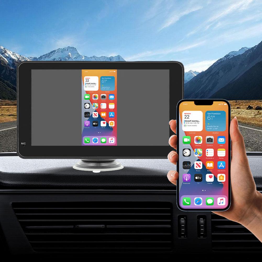 Wireless Carplay Android Auto MP5 Car Player 7 Inch Touch Screen Bluetooth 5.0 SD7293 Auto Audio Car Stereo Hands-Free Call