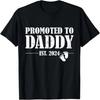 Promoted To Daddy 2024 for First Time Fathers Day New Dad T-Shirt