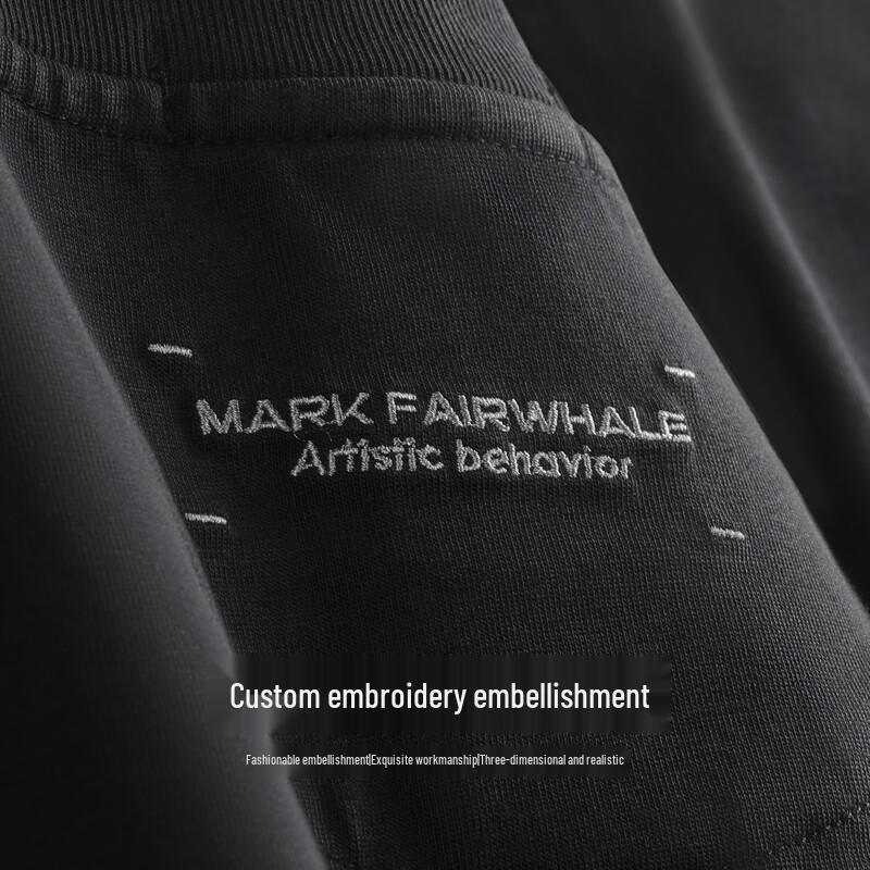 Mark Fairwhale Men's Embroidered Crew Neck T-Shirt