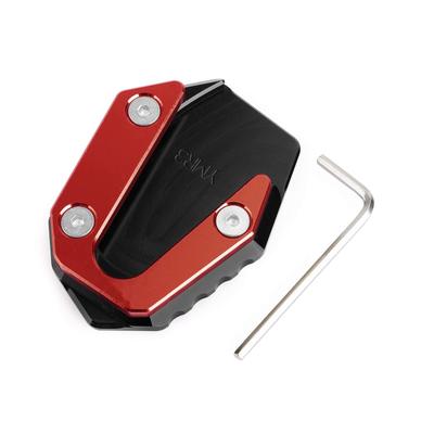 Bruce & Shark Seitenständer Ständer Ständer Ständerplatte Verlängerung Aluminium für Yamaha YZF R25 R3 MT-25 MT-03 14-17 Rot