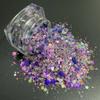 Crystal rainbow Chunky Glitter Bulk Mix Nail Art Tumbler Crafts Glitters for Christmas Decorations