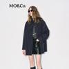 MO&Co. Women's Solid Hooded Loose Fit Jacket