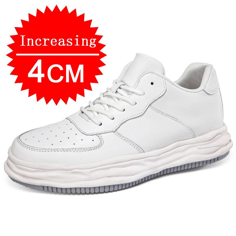 Pánské boty s výtahem 4/6/8/10CM Neviditelné zvyšující výšku Neformální boty s tlustou podrážkou Zvětšující výšku Pánské nízké tenisky