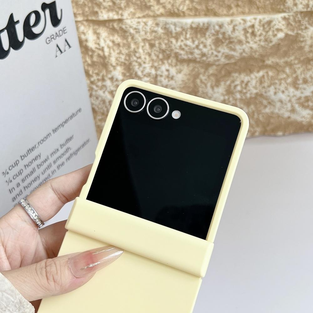 Gradient Double Color Matte Case for Samsung Galaxy Z Flip 7 6 5 4 3 flip7 ZFlip Hinge Protection Hard PC Shockproof Slim Cover