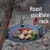 Portable Outdoor Cooking Tripod with Griddle