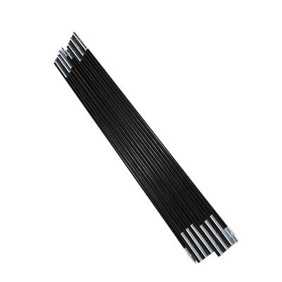 1 Set 2 Pz Tenda Doppia da Campeggio All'aperto Asta in Fibra di Vetro Kit Telai di Supporto