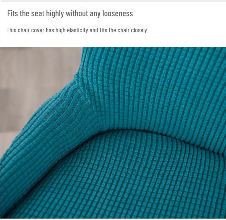 Elastic Pineapple Armrest Chair Cover for Dining Table - Modern and Simple Design, All-Inclusive and Universal Fit