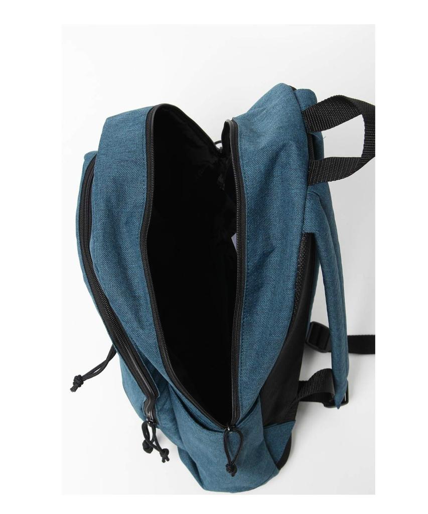 Outdoor Products Heathertex Backpack, A4 Size, PC Storage, Large Capacity, 19 Liters, Size 60. Black