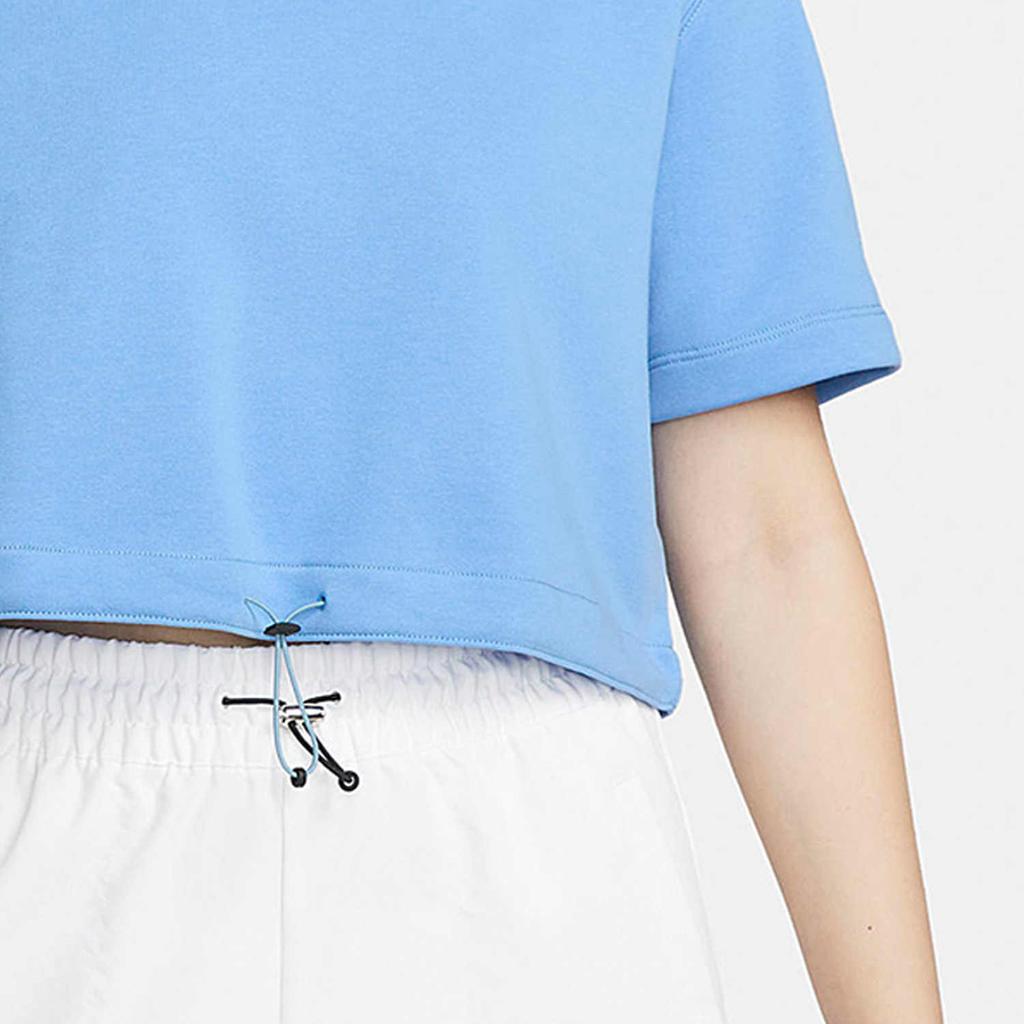 New Nike Sportswear Swoosh Women's Short-Sleeve Crop Top Blue DM6745-412