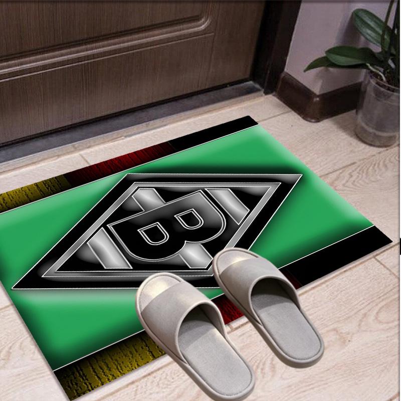Borussia Monchengladbach Pattern Rug, Indoor/Outdoor Mat, for Picnic, Gameroom, Bedroom, Office, Living Room, Home Decor Carpet, Birthday Gift