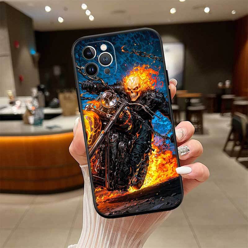 Ghost Rider Case for Samsung Note 20 10 S25 Plus Ultra Lite FE M20 M21 M30 M31 M51 A11 A26 A51 A52 A53 A56 A70 A71 A72 A73