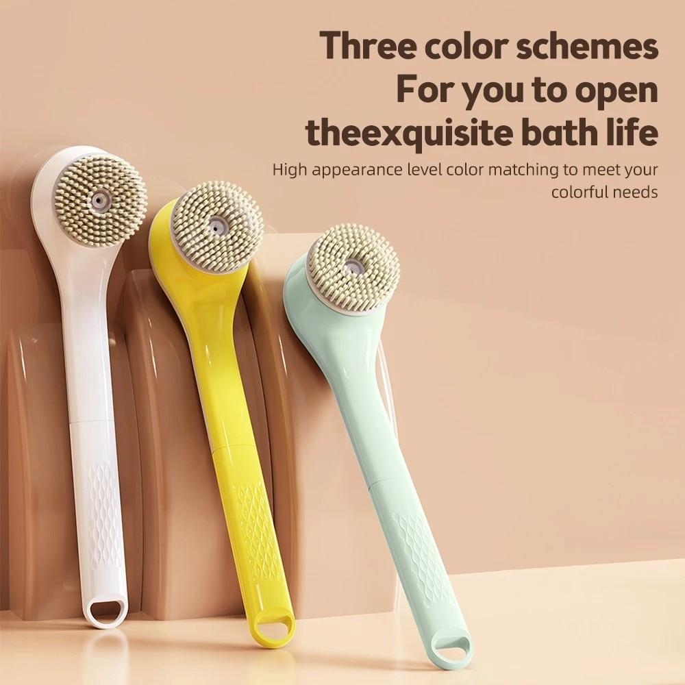 Rechargeable Electric Bath Brush Long Handle Electric Shower Brush Back Scrub  Lazy Scrubbing Tool