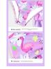 2025 Girls' Three-Piece Purple Swimsuit Set - Split Swimwear for Small To Medium Children