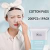 50/200Pcs Skin Care Stretchable Wet Compress Cotton Disposable Elasticity Makeup Remover Cotton Piece Cosmetic Cotton Mask