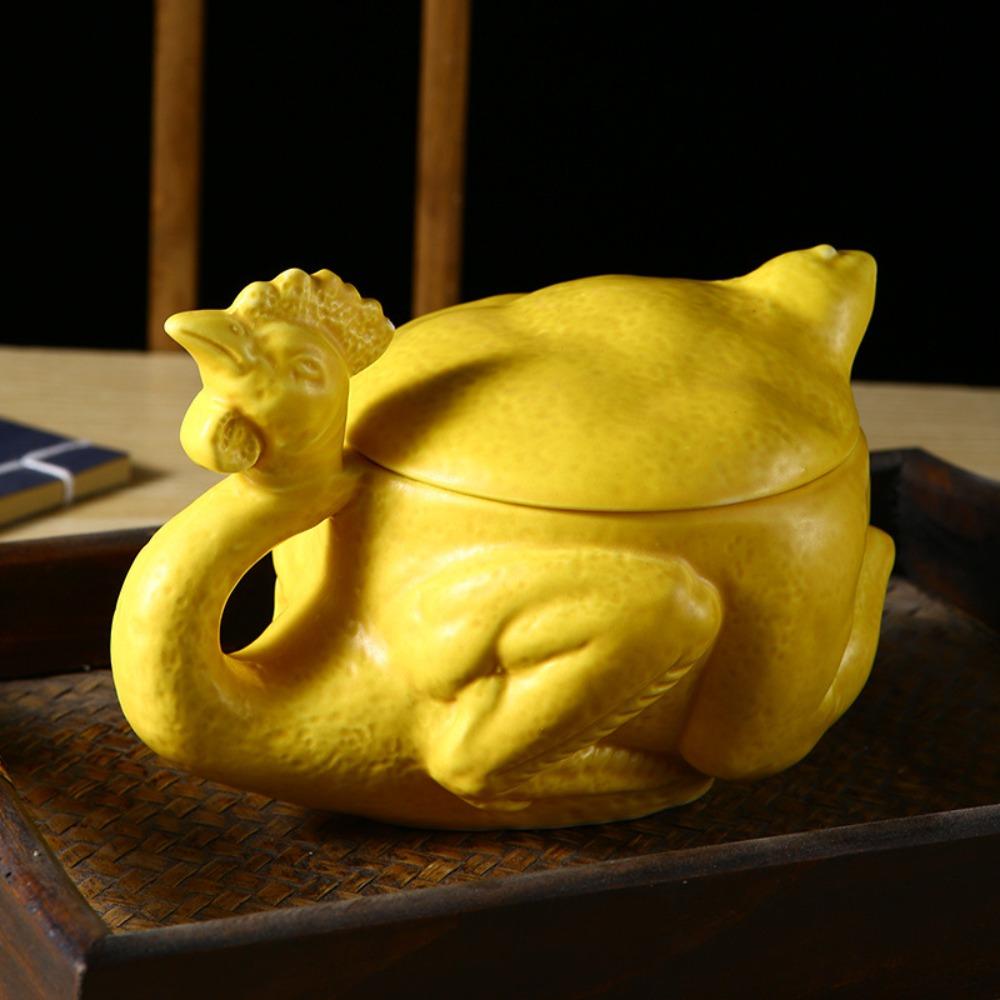 Drinkware Ceramic Salt Baked Chicken Mug Simulation 220ML Roast Duck Coffee Cup Exotic Goose Water Cup Office