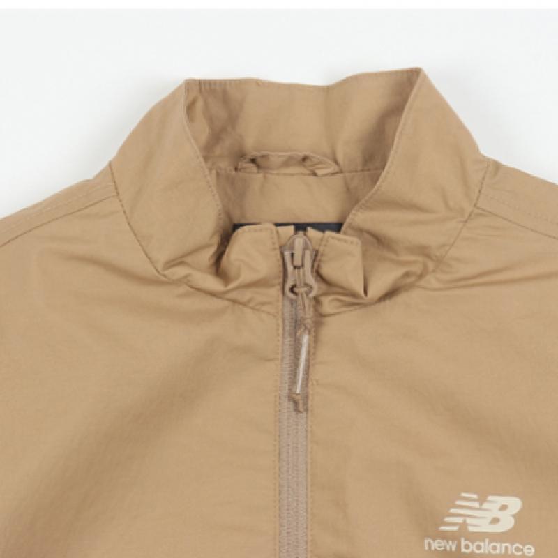 New Balance Geacă Bluzon Copii Strat Unic Bej