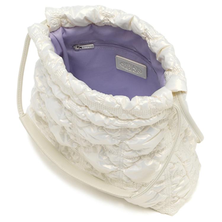 New CARLYN PU Shoulder Bag Mini Women's White WHITE_H74112010I