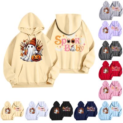 Women's Fashion Women's Lightweight Long Sleeve Pullover With Pockets Halloween Graphic Hoodie
