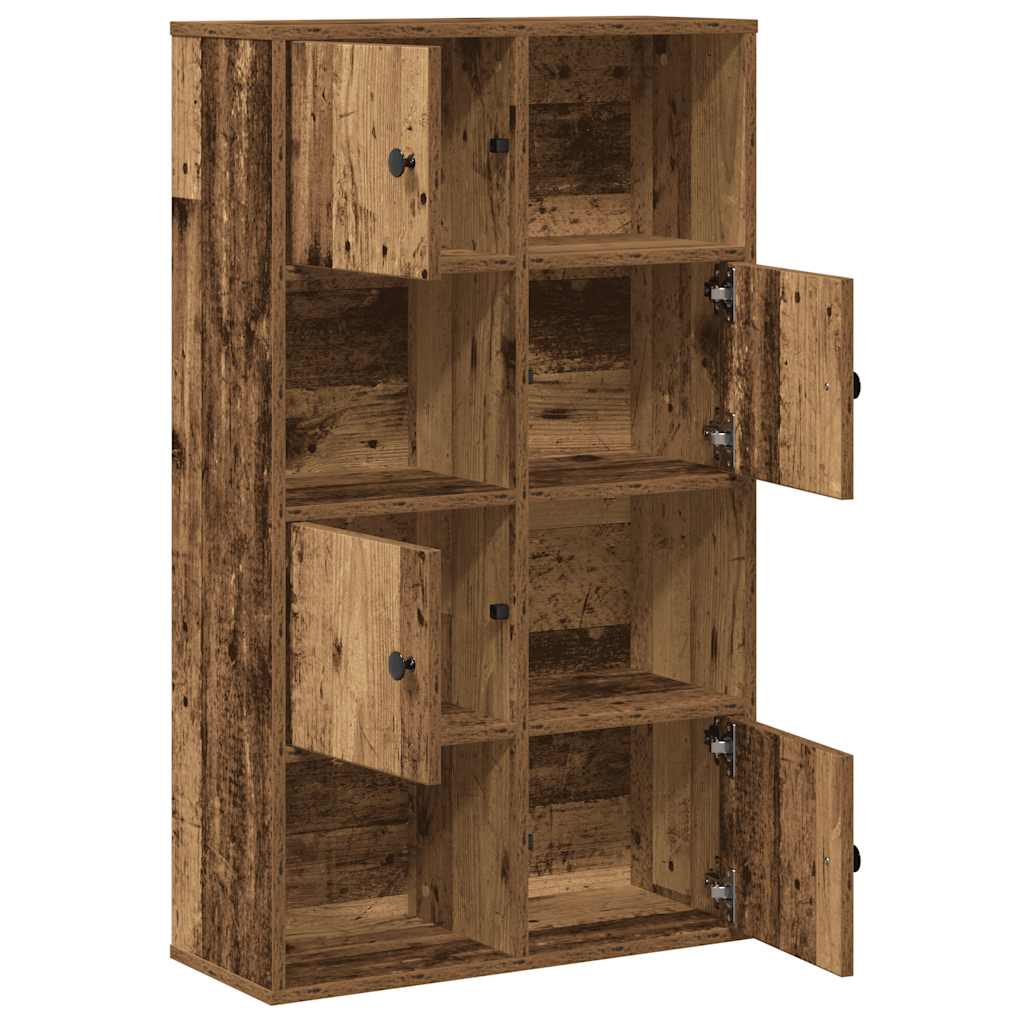 Bookshelf Reclaimed Wood Look 60x24x101.5 cm Engineered Wood