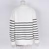 Autumn Loose Striped Long Sleeve Pullover Women's Sweaters Winter Tops Vintage Zipper Round Neck Knitted Sweater Woman Elegant Ladies Jumpers 25130