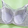 Full Cup Thin Bra Women's Thin Bra Gathered Bra Restrained Breast Anti Sagging and Anti Glare Bra