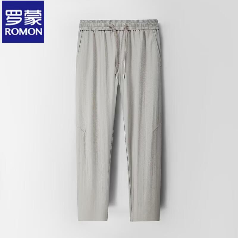 ROMON Men s Summer Business Casual Straight-Leg Pants 2XL