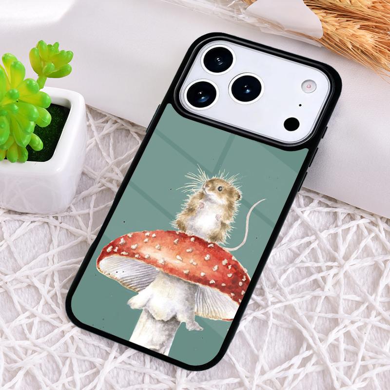 Mouse Rat Soft Shockproof Phone Case for iPhone 17 Air 16e 15 11 12 14 13 Pro Max Cover Coque