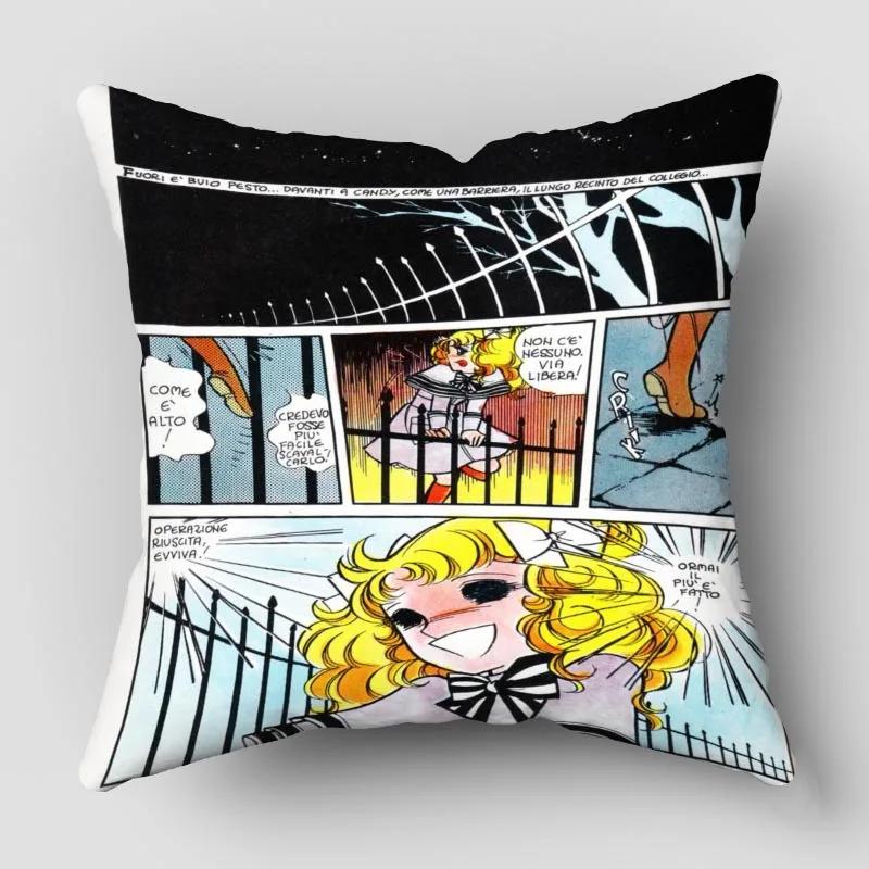 

Candy Candy Pillow Cover Customize Pillowcase Modern Home Decorative Pillow Case For Living Room 45X45cm 12x12Inch