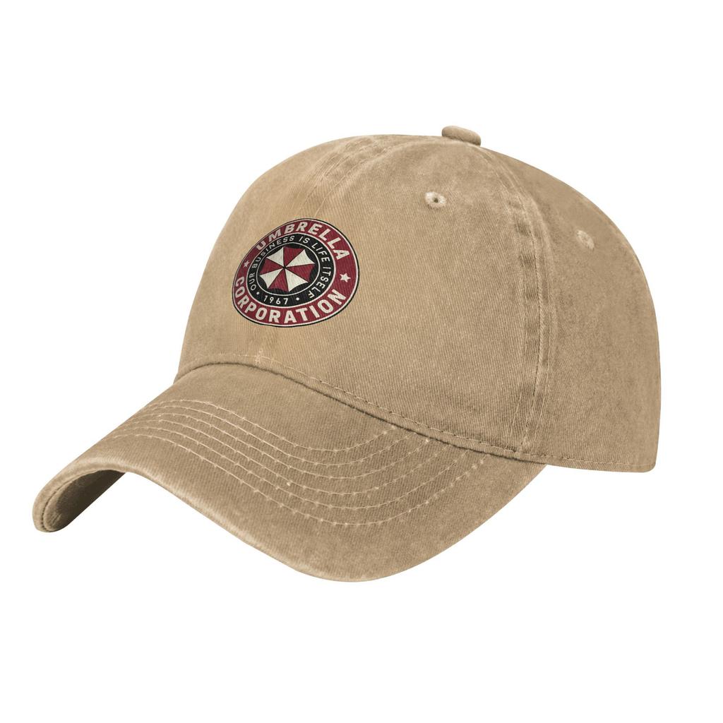 Game Umbrella Corp Men Women Baseball Caps Residents Evils Distressed Cotton Caps Hat Vintage Outdoor Summer Soft Headwear