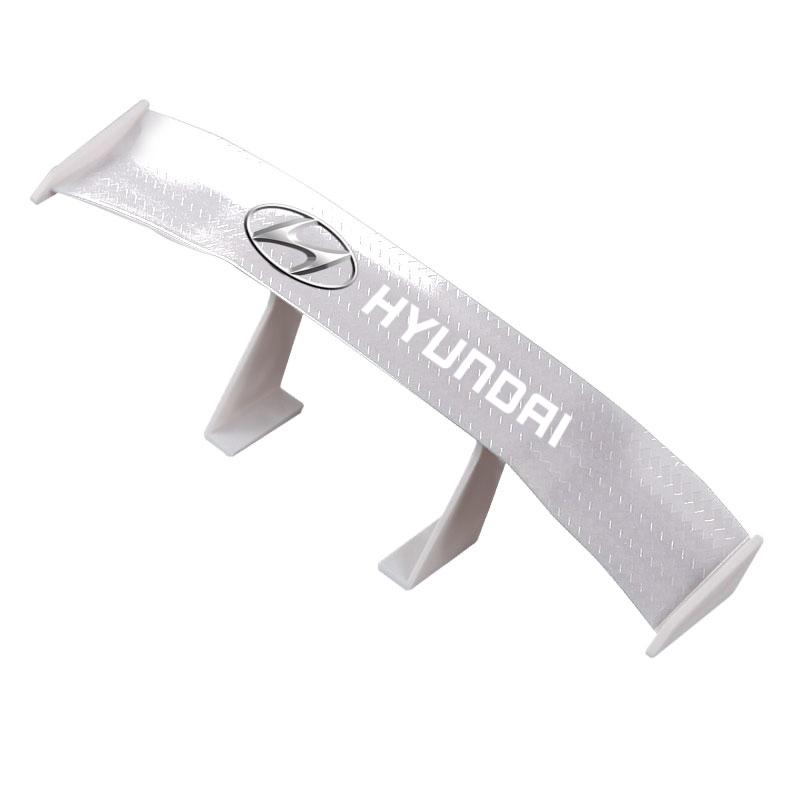 Car Rear Spoiler Mini Spoiler Wing Small Tail Emblem Sticker Decoration For Hyundai I30 I20 IX35 I40 Tucson Getz Sonata Veloster Elantra Solaris